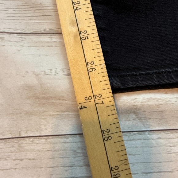 LOFT Curvy Skinny Mid Rise Black Denim Jeans Pants Women's Size 4 - Picture 7 of 16